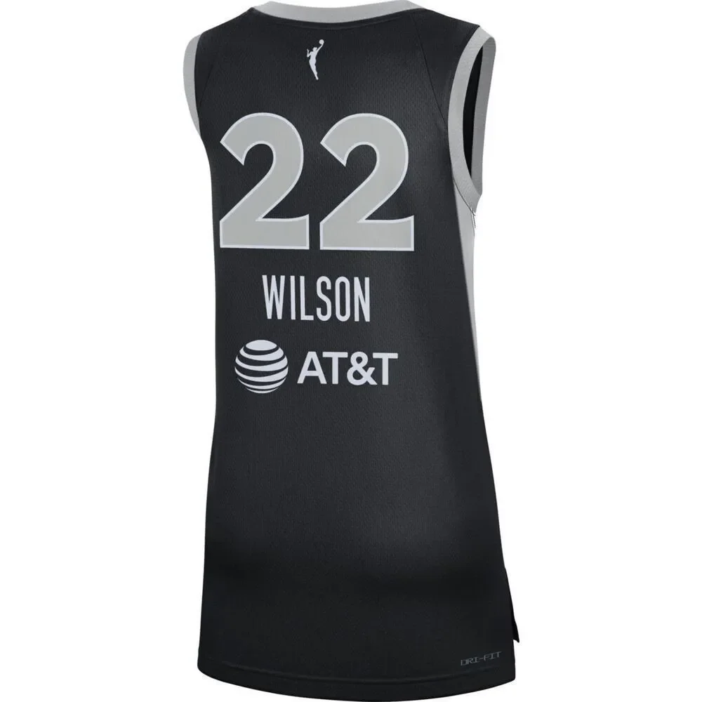 10. Nike NWT Las Vegas Black  A'ja Wilson #22 Explorer Jersey